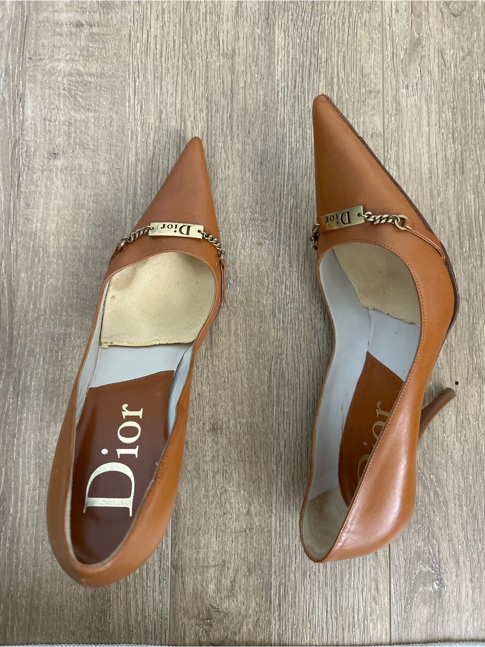 Galliano era Dior leather pointed pumps
